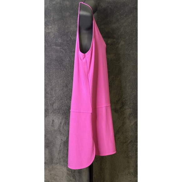 Ralph Lauren Shirt sleeveless top Tunic Pink Hibiscus keyhole neck Plus XL - Picture 7 of 11